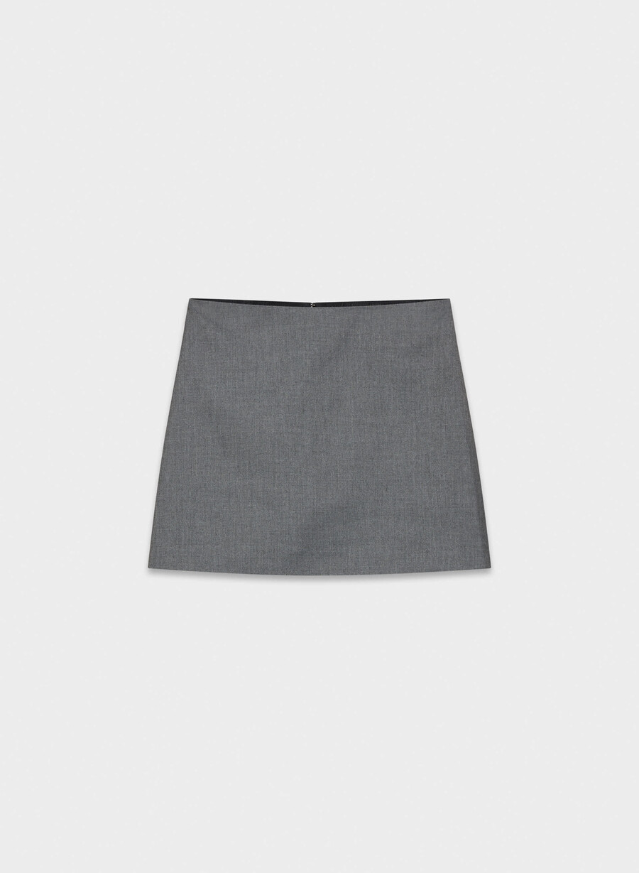klassischer minirock - refined heather charcoal