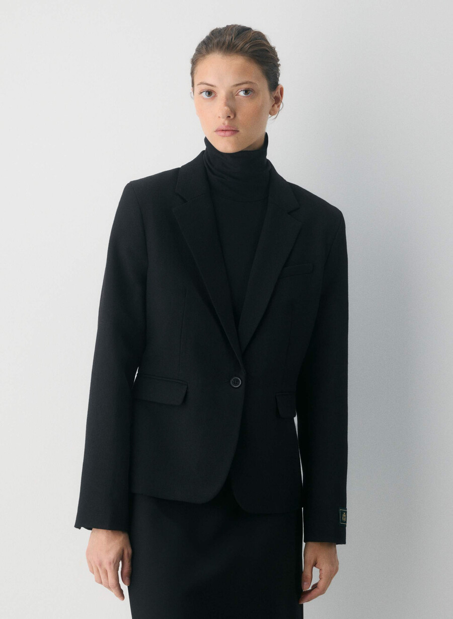 pelham wollblazer schwarz