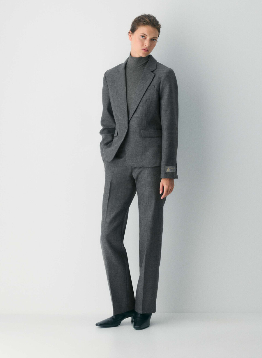 pelham wollblazer heather charcoal
