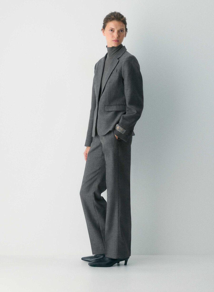pelham wollblazer heather charcoal