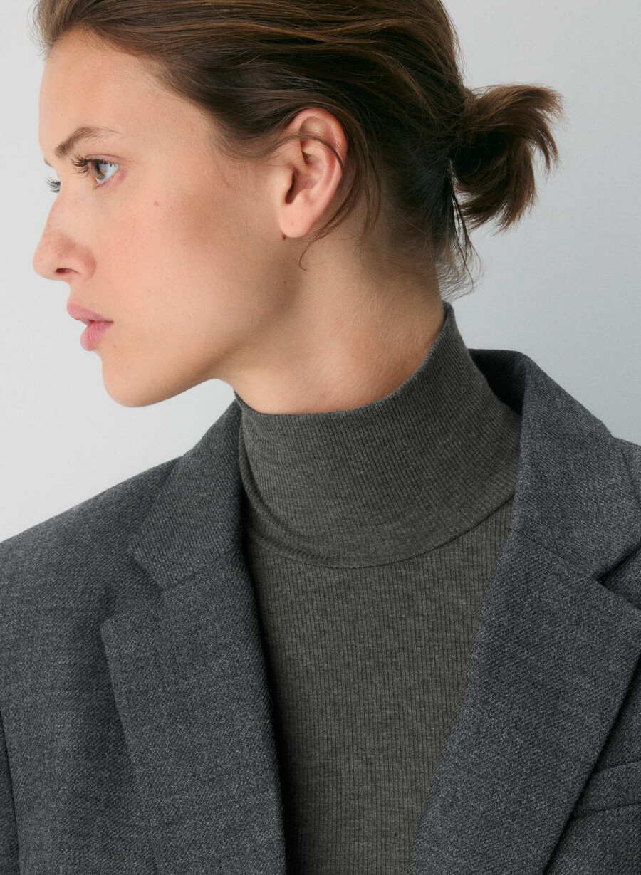 pelham wollblazer heather charcoal