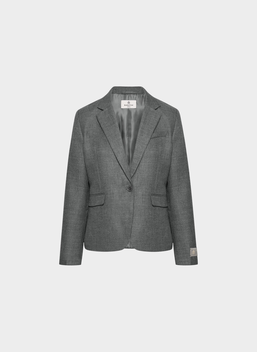 pelham wollblazer heather charcoal