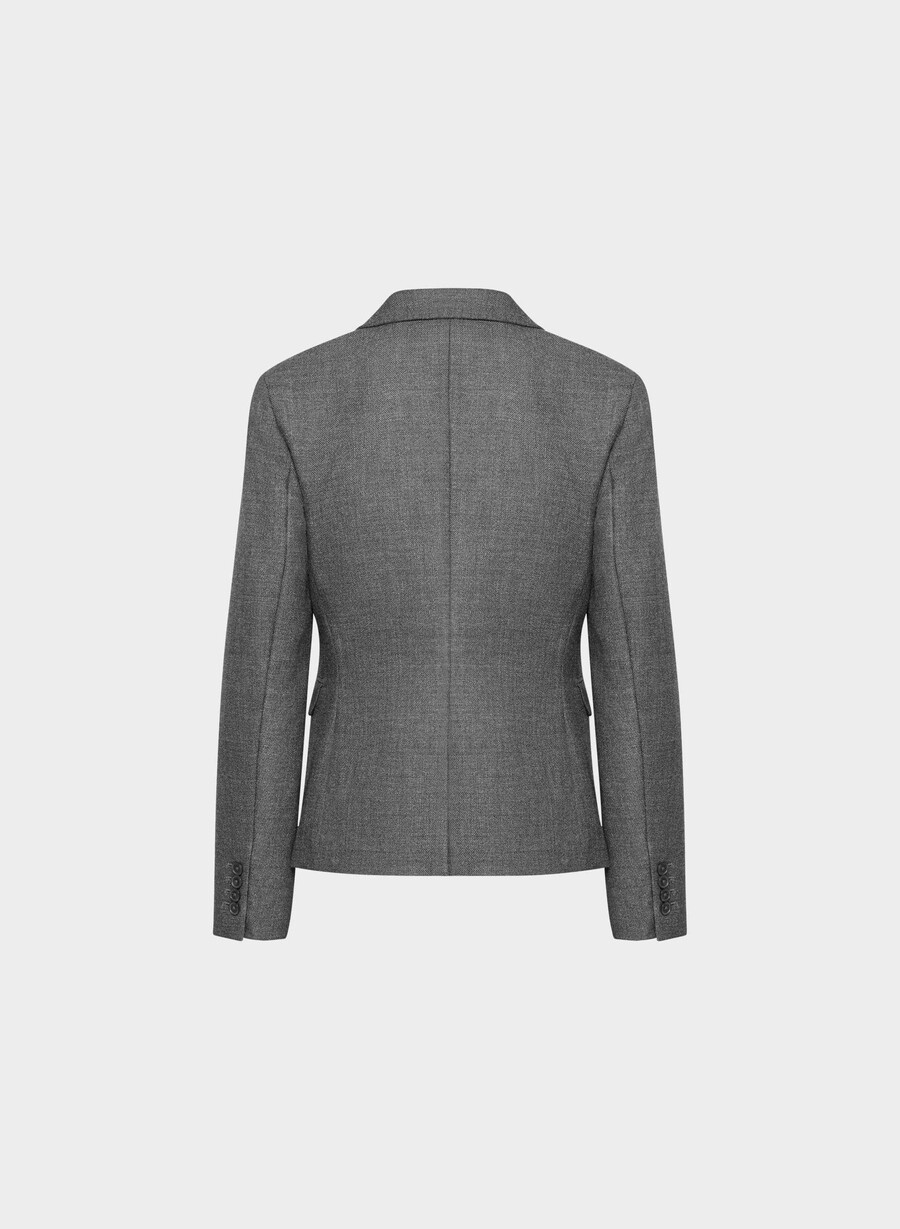 pelham wollblazer heather charcoal