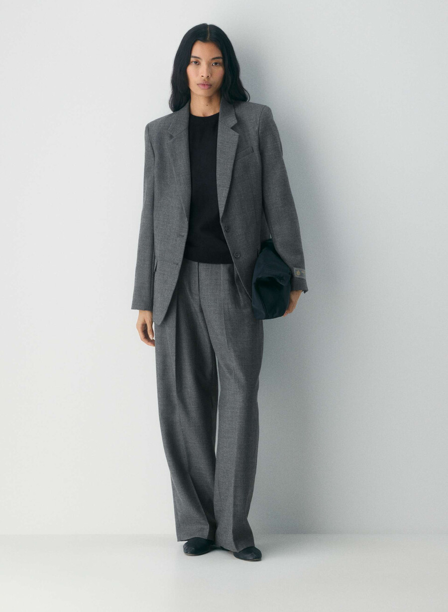 bette wollblazer heather charcoal