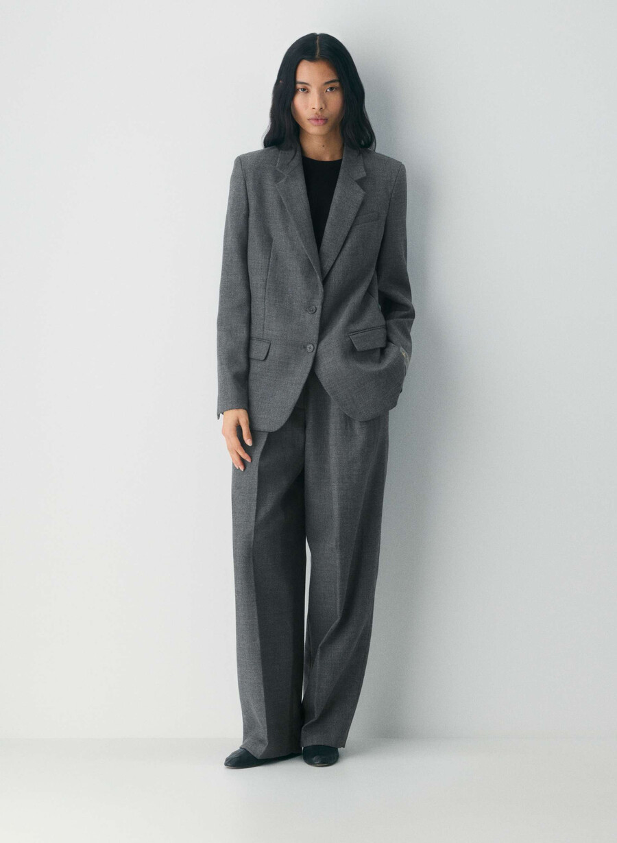 bette wollblazer heather charcoal