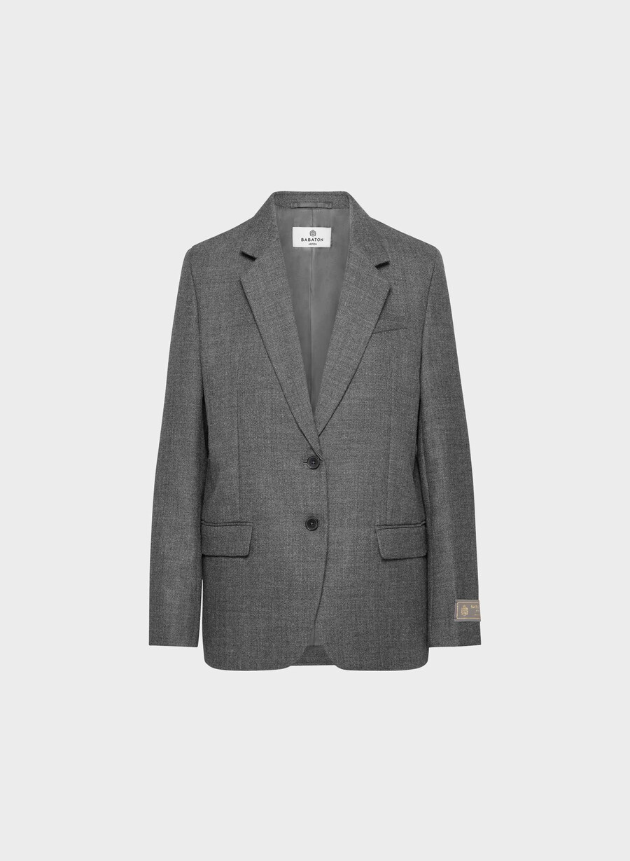 bette wollblazer heather charcoal