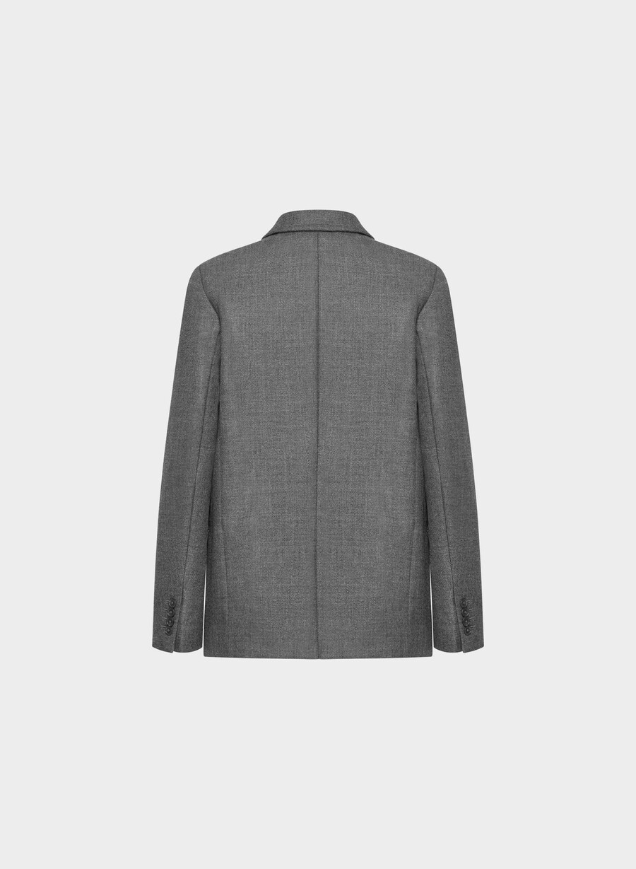 bette wollblazer heather charcoal