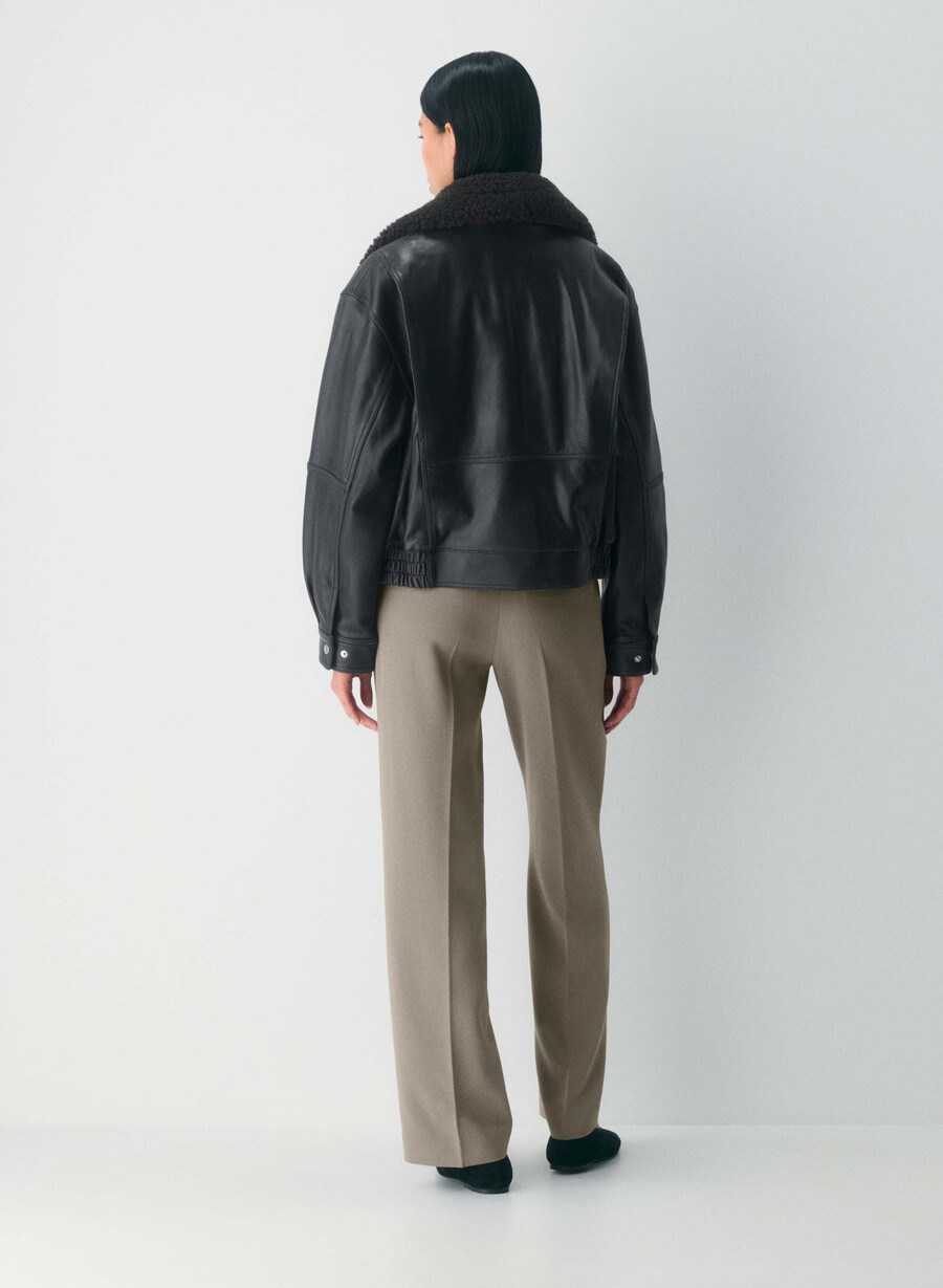 neue agenturhose - sway crepe turner taupe