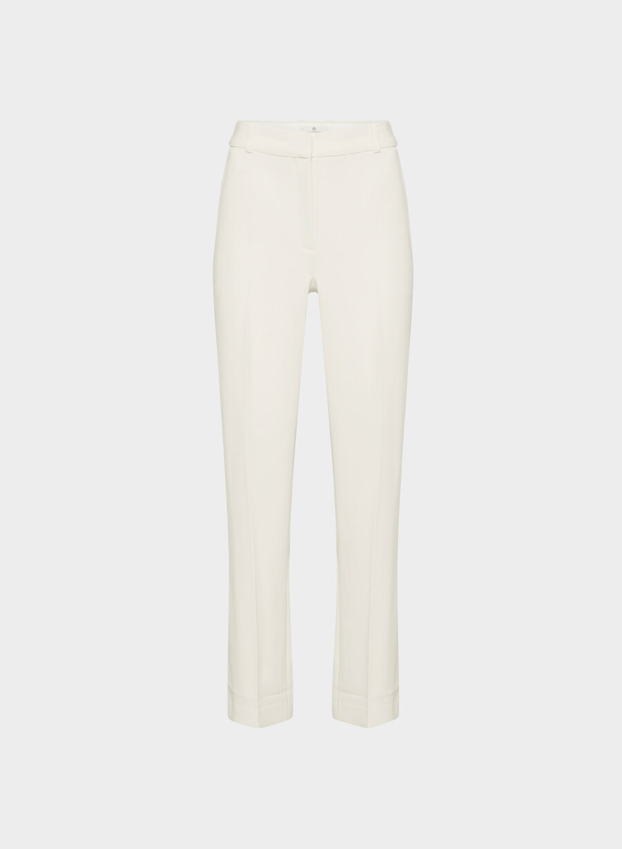 new agency pant - sway crepe vintage white