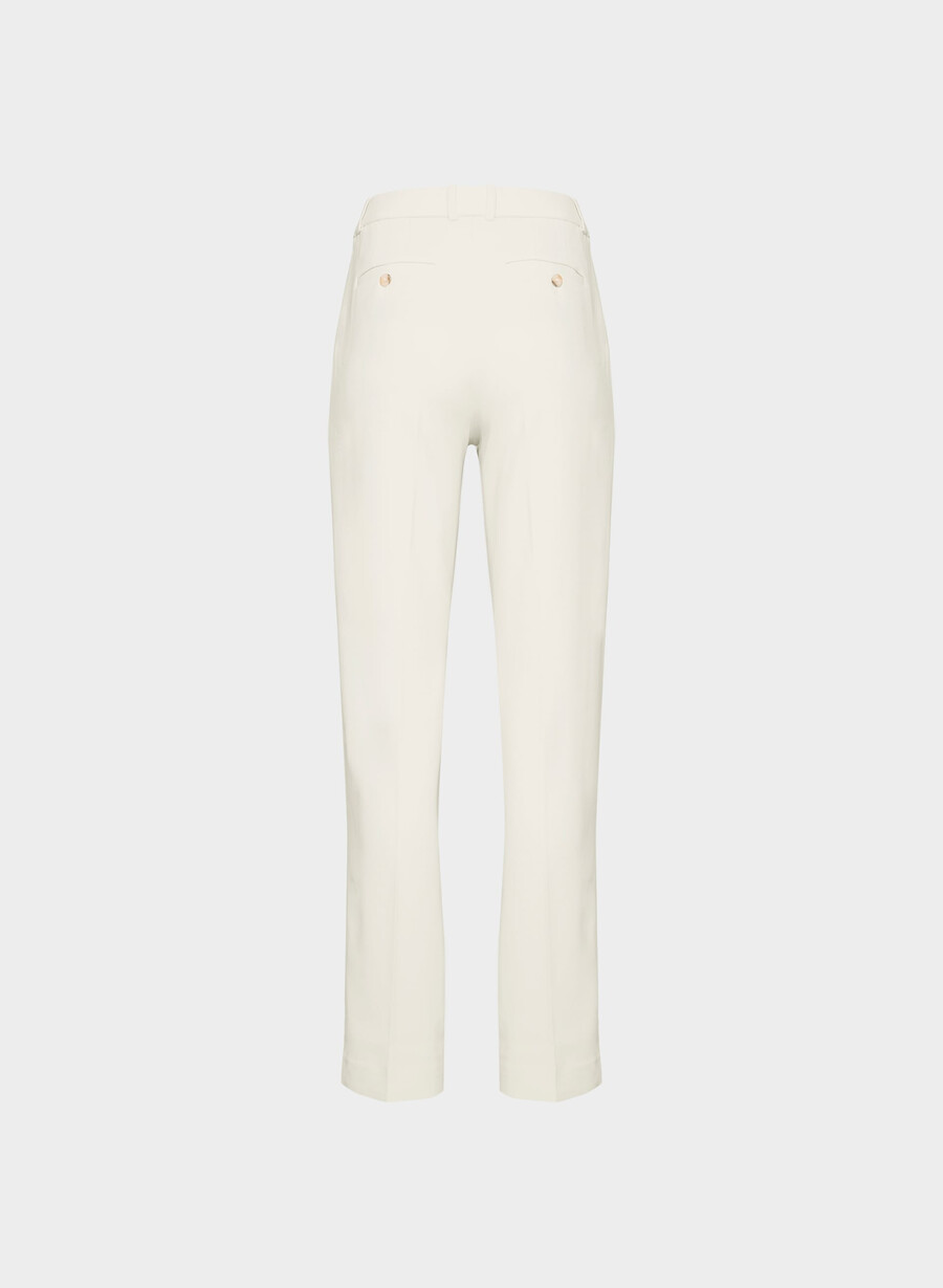 new agency pant - sway crepe vintage white