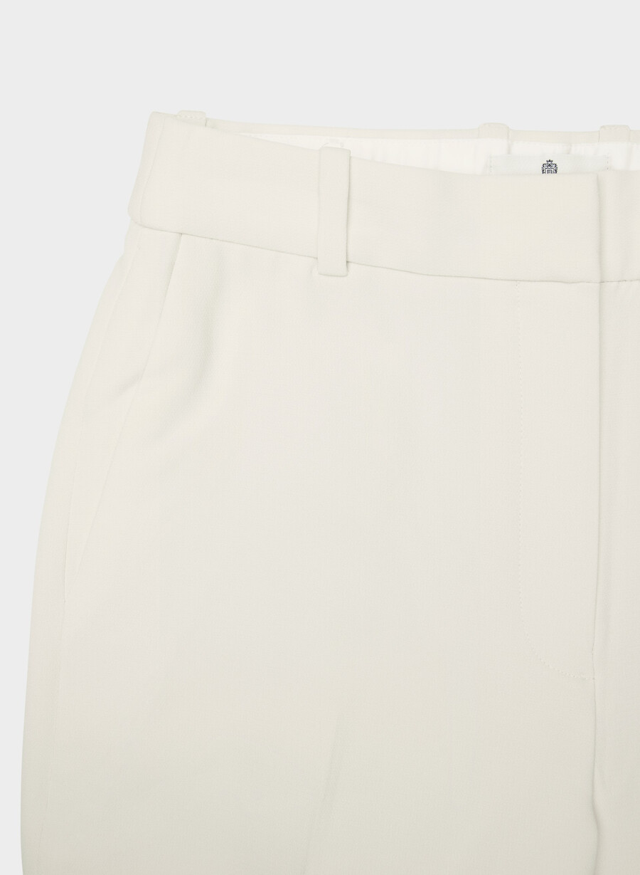 new agency pant - sway crepe vintage white