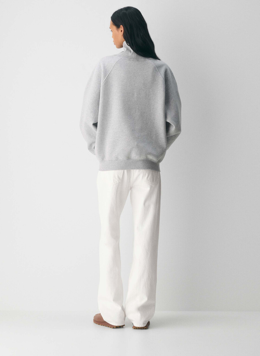 kuscheliges sweatfleece mega raglan stehkragen helther chrome