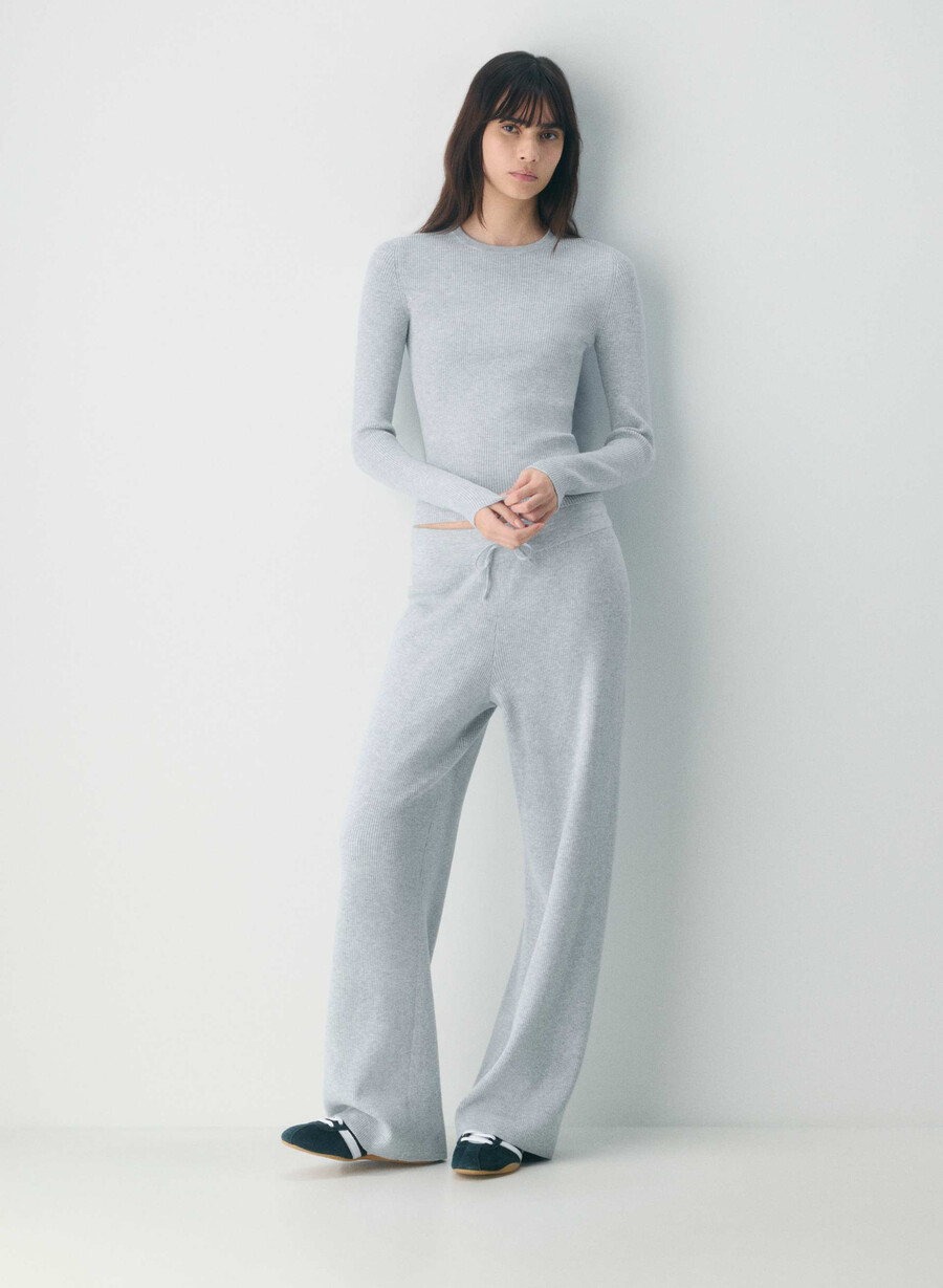 hush sweater h.light cool grey