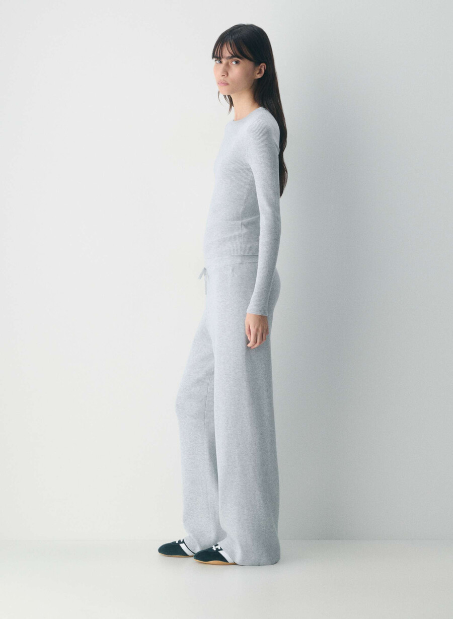 hush sweater h.light cool grey