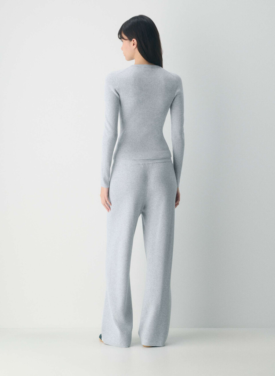 hush sweater h.light cool grey