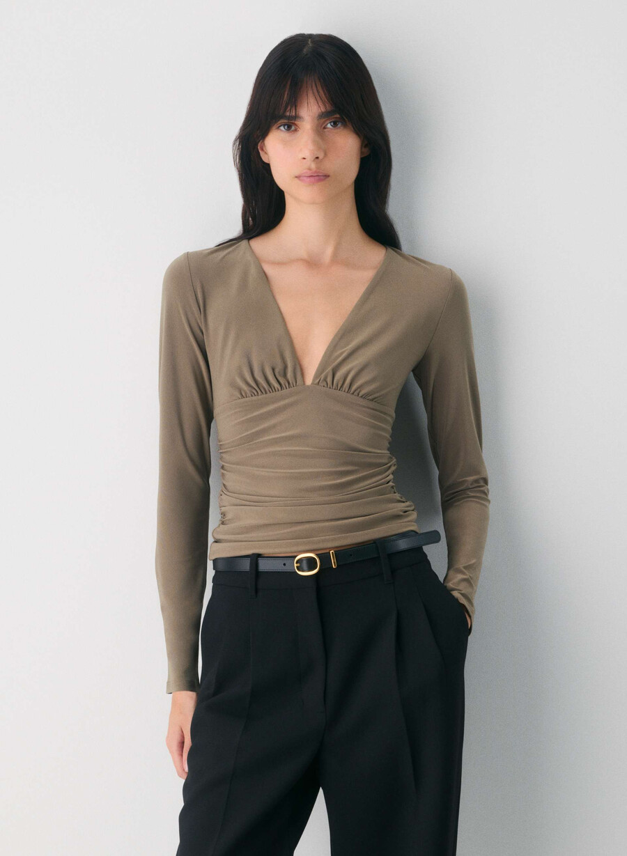 admire longsleeve cola taupe