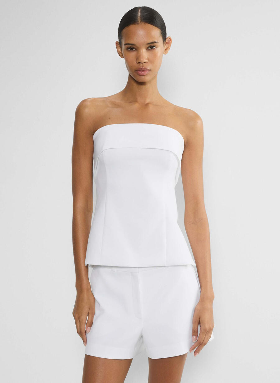 new agency mini short - reessential white