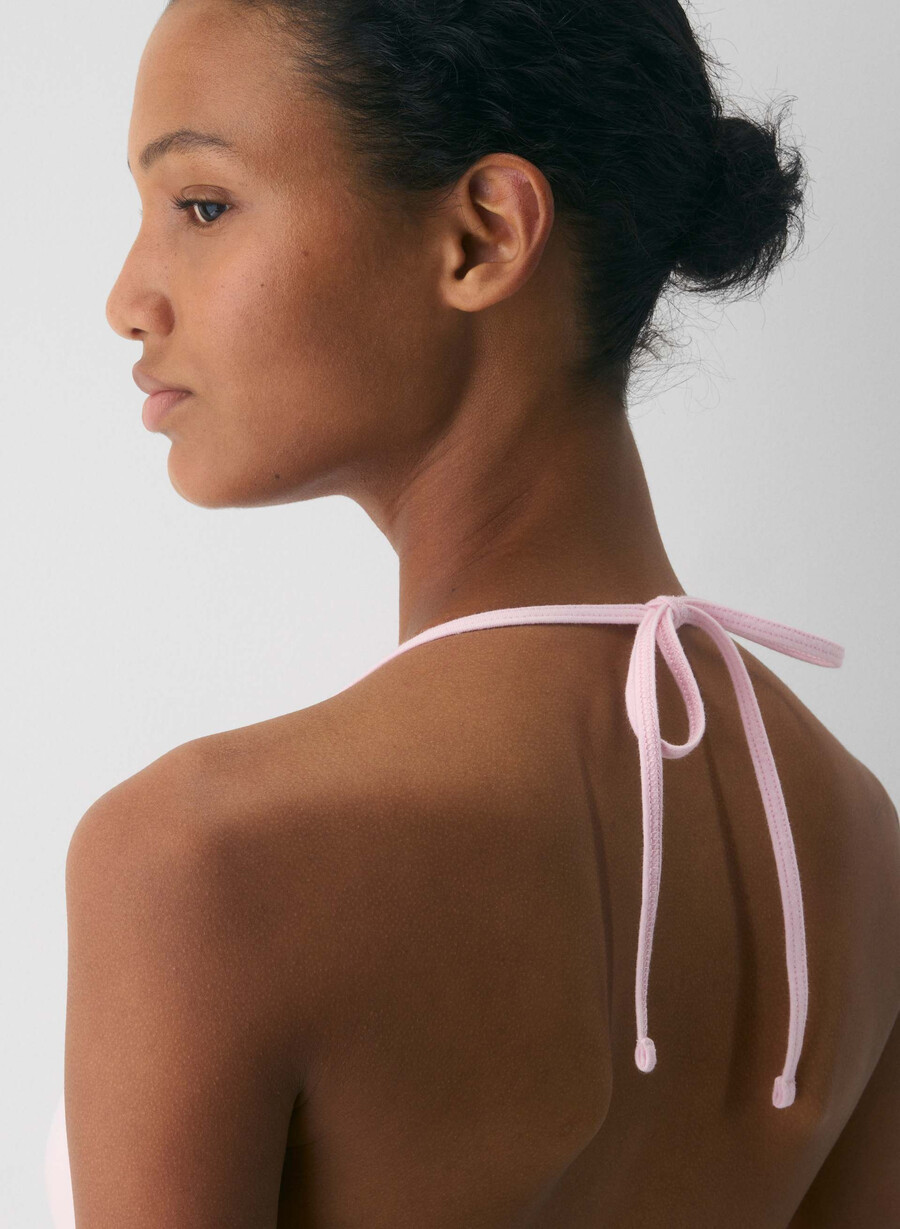 homestretch smooth deejay halter top villa pink