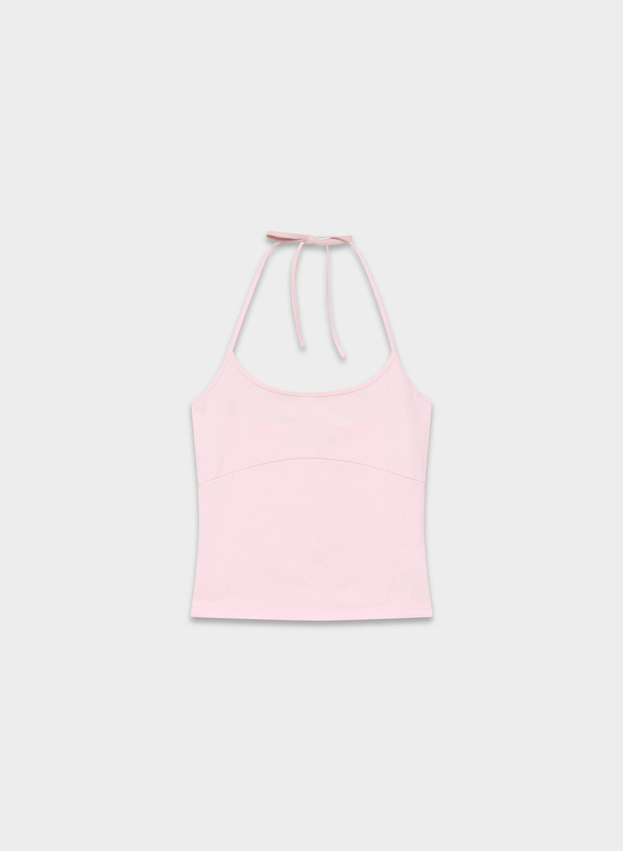homestretch smooth deejay halter top villa pink
