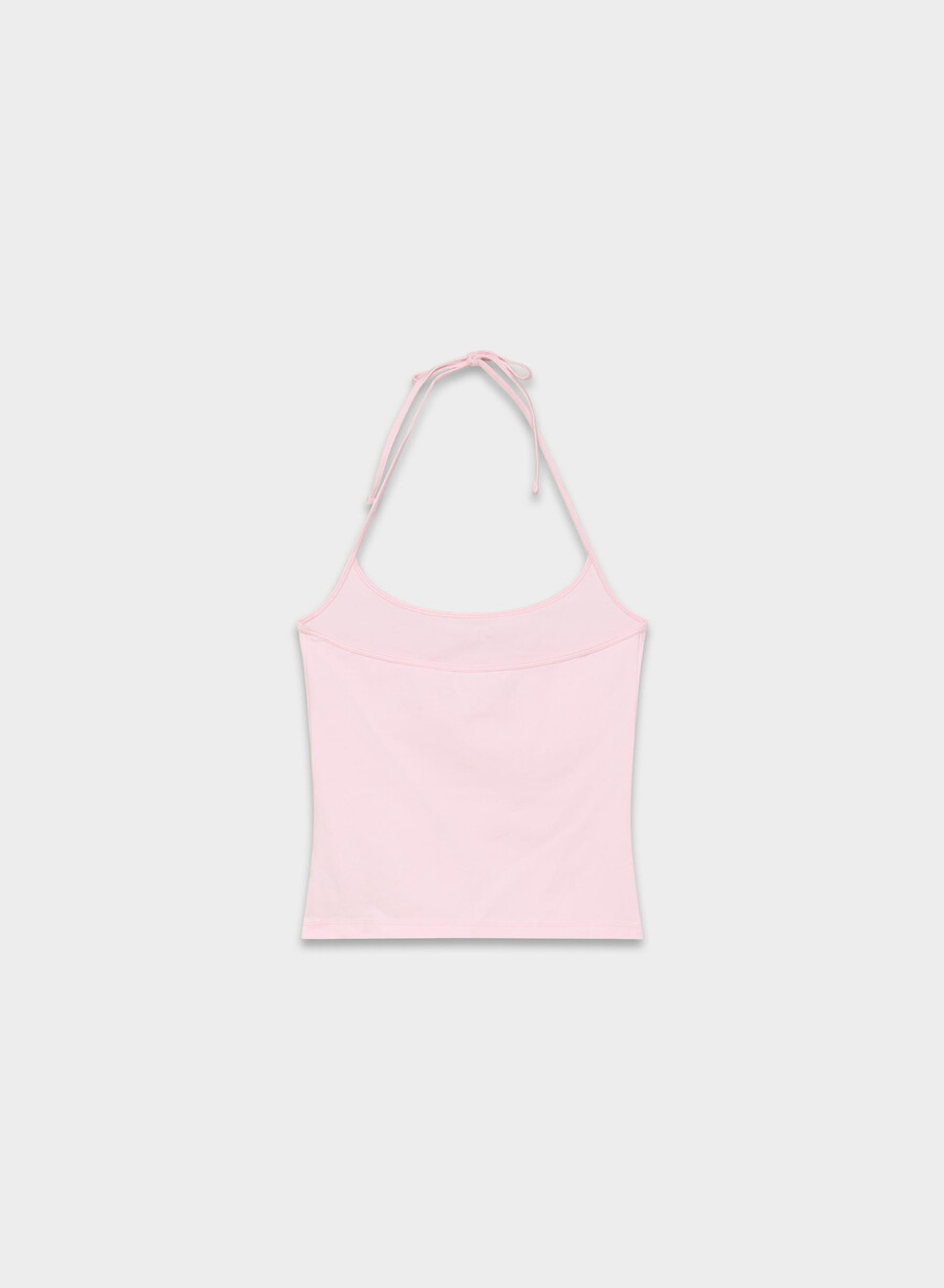 homestretch smooth deejay halter top villa pink