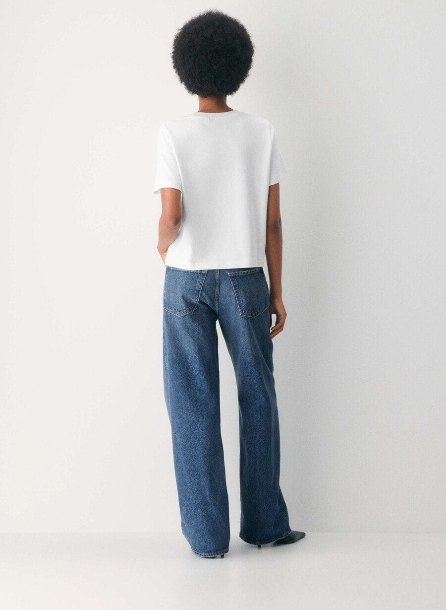 citizens of humanity ayla baggy cuffed jeans claremont blue