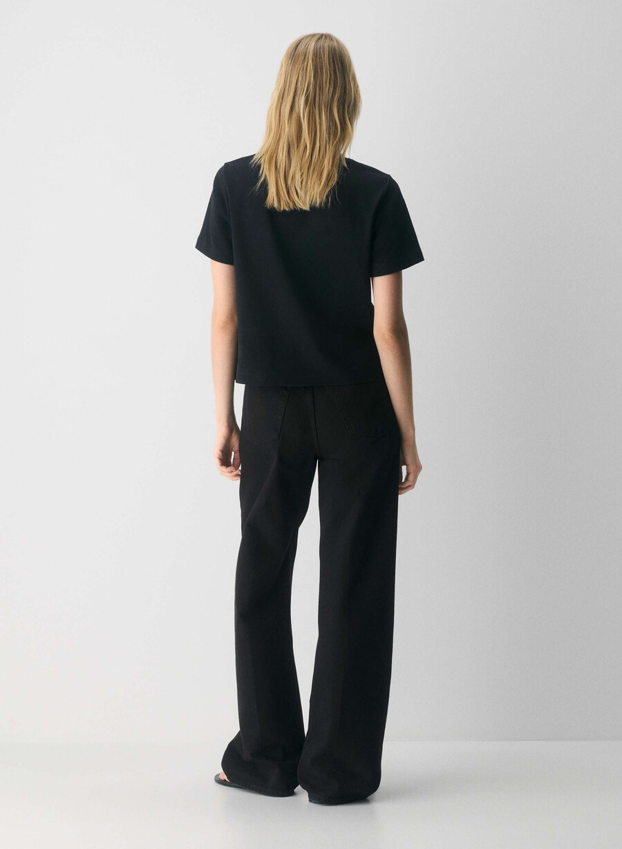 citizens of humanity ayla baggy cuffed jeans schwarz