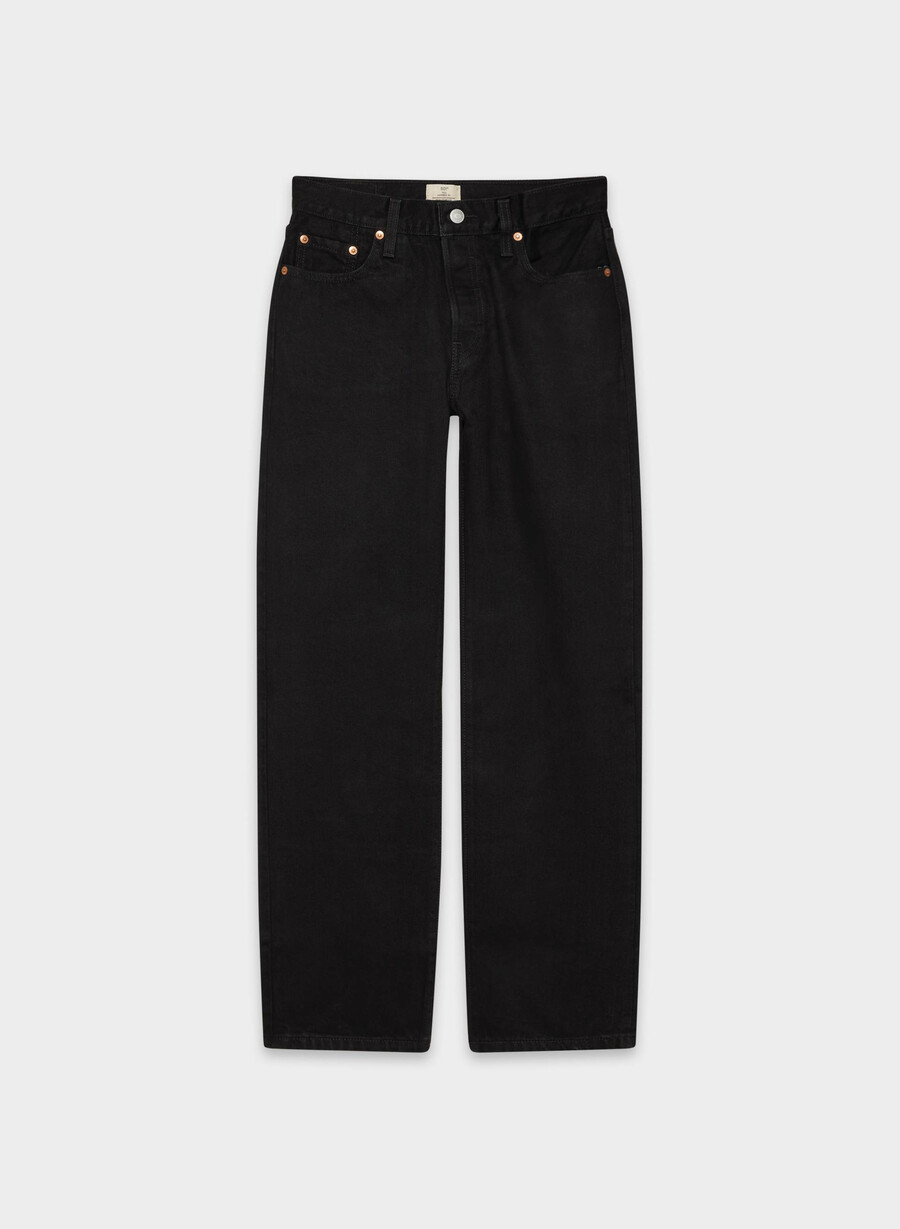 citizens of humanity ayla baggy cuffed jeans schwarz