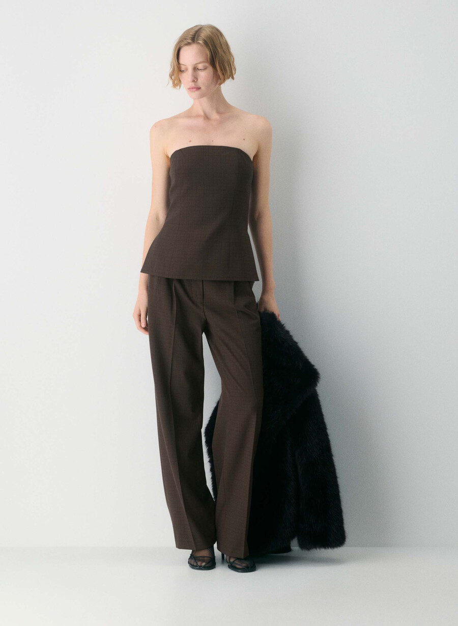 elegantes tube-top sanford chk rm brblk