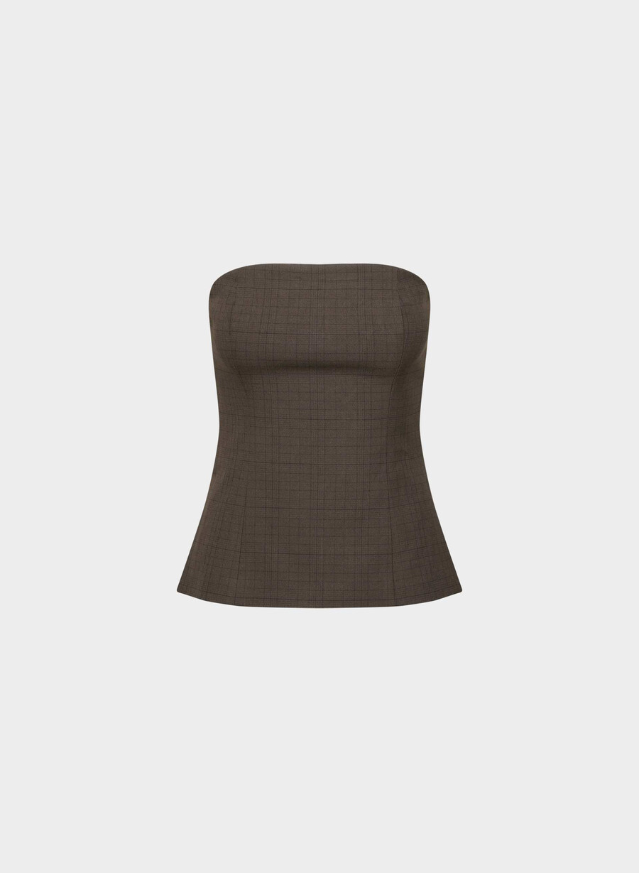 elegantes tube-top sanford chk rm brblk