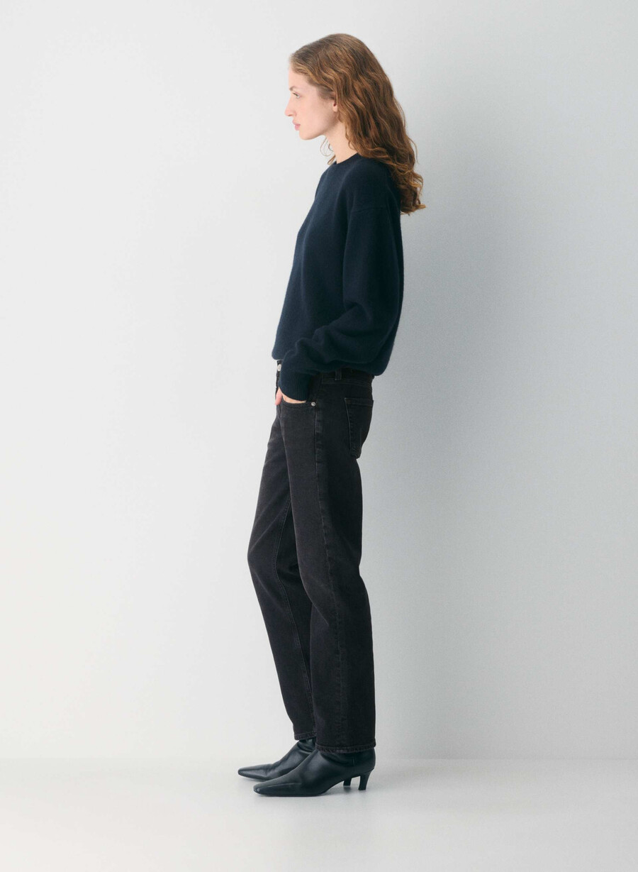 citizens of humanity anissa low rise straight jean willow