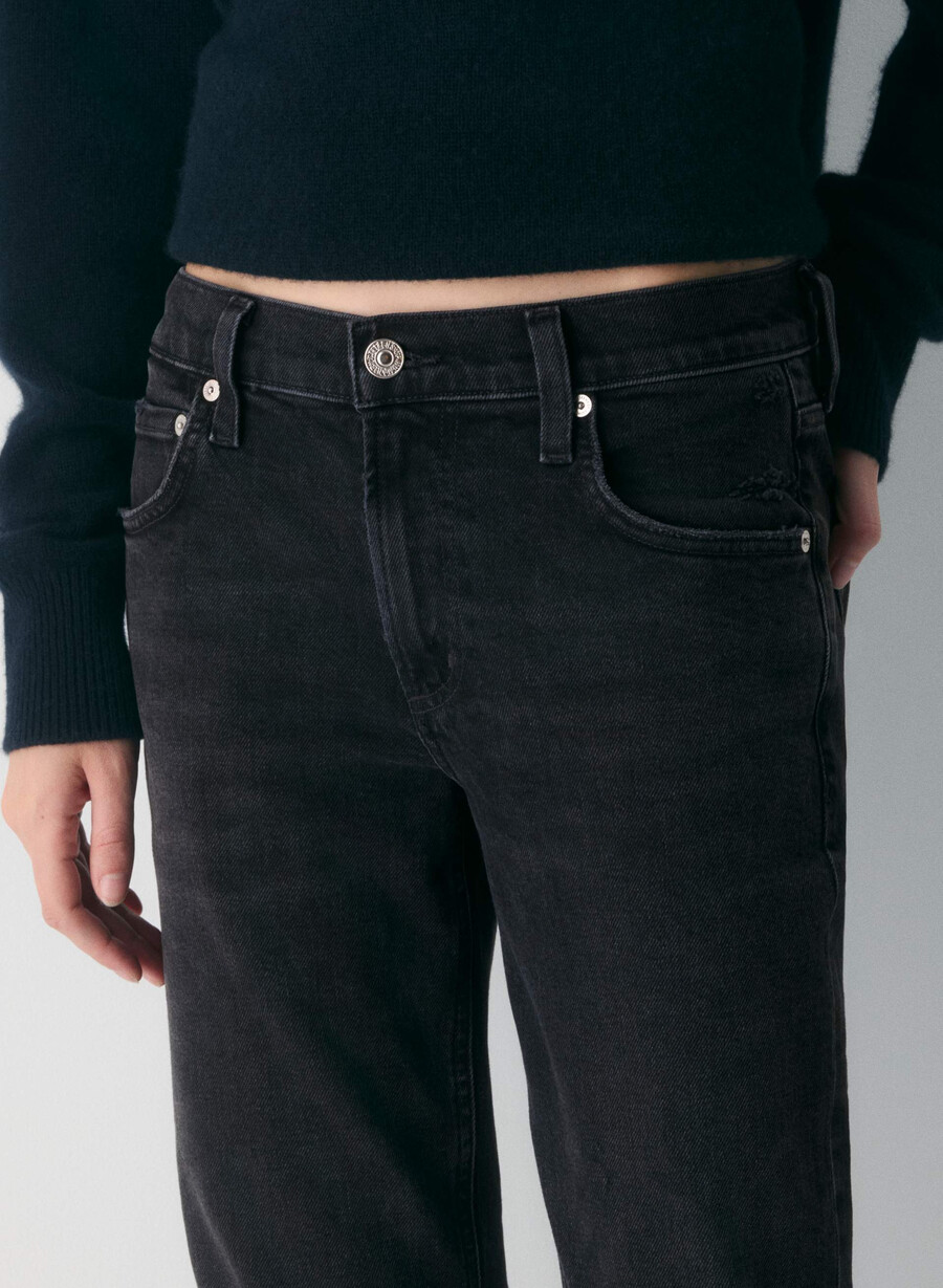 citizens of humanity anissa low rise straight jean willow