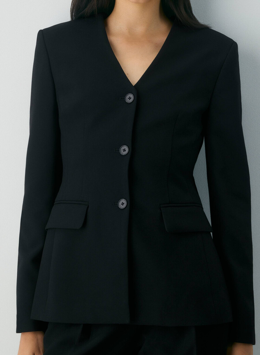 sidecar blazer schwarz