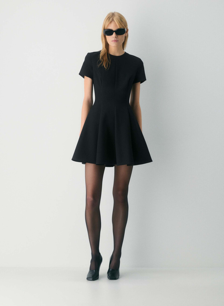 bowery-kleid schwarz