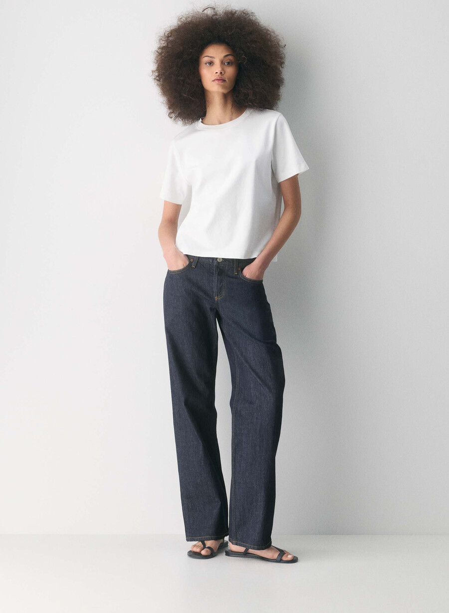 agolde low rise loose jeans pure