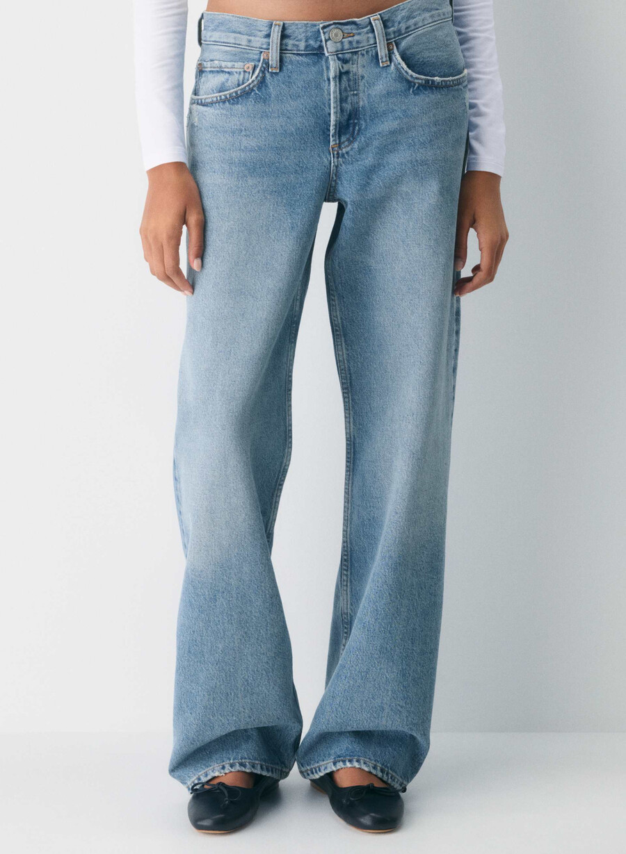 agolde low rise loose jeans vault