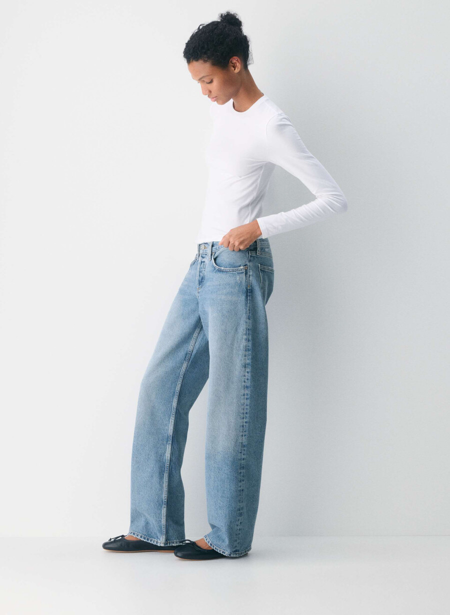agolde low rise loose jeans vault