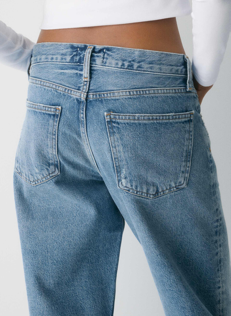 agolde low rise loose jeans vault