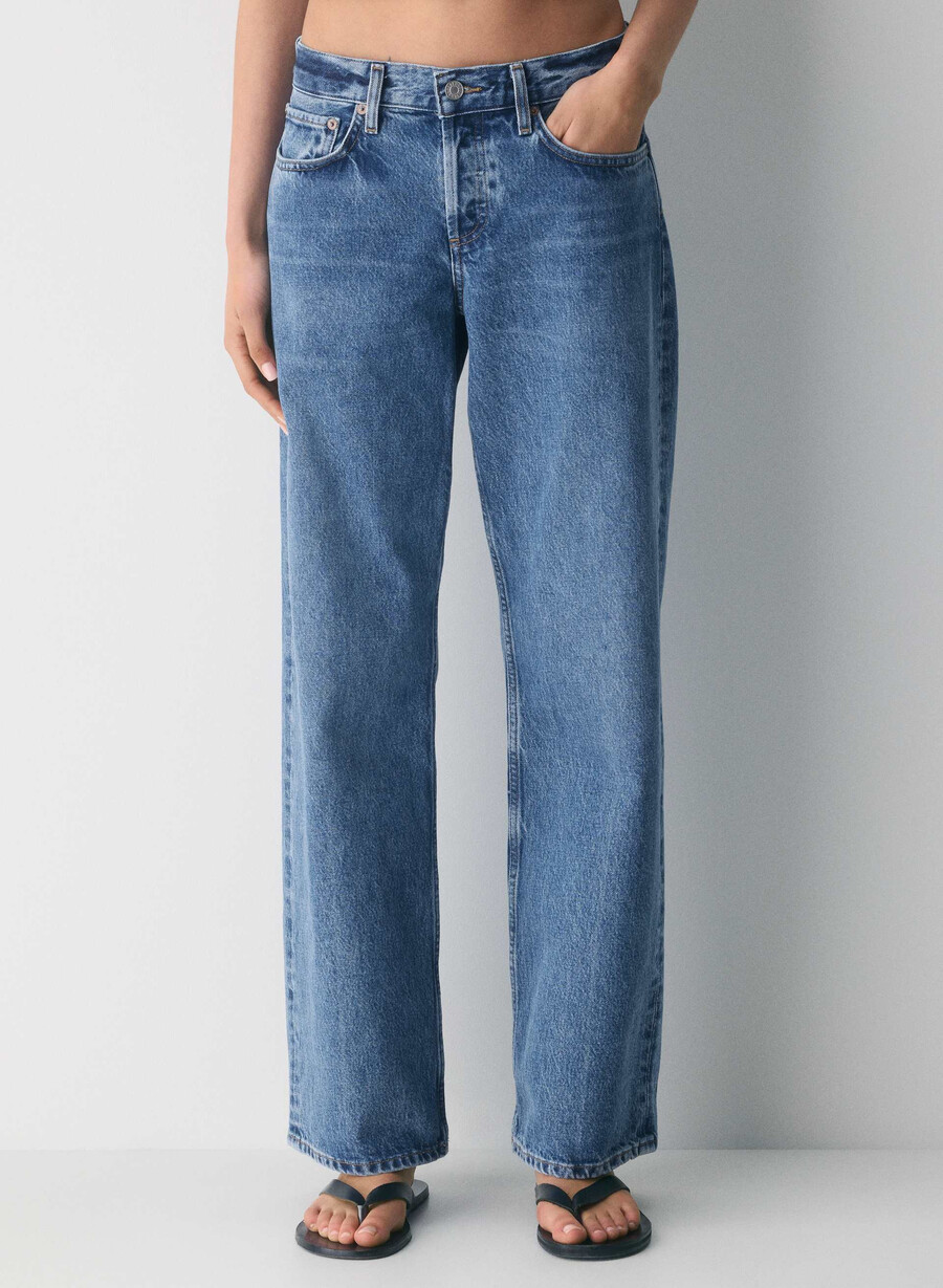agolde low rise loose jeans charge