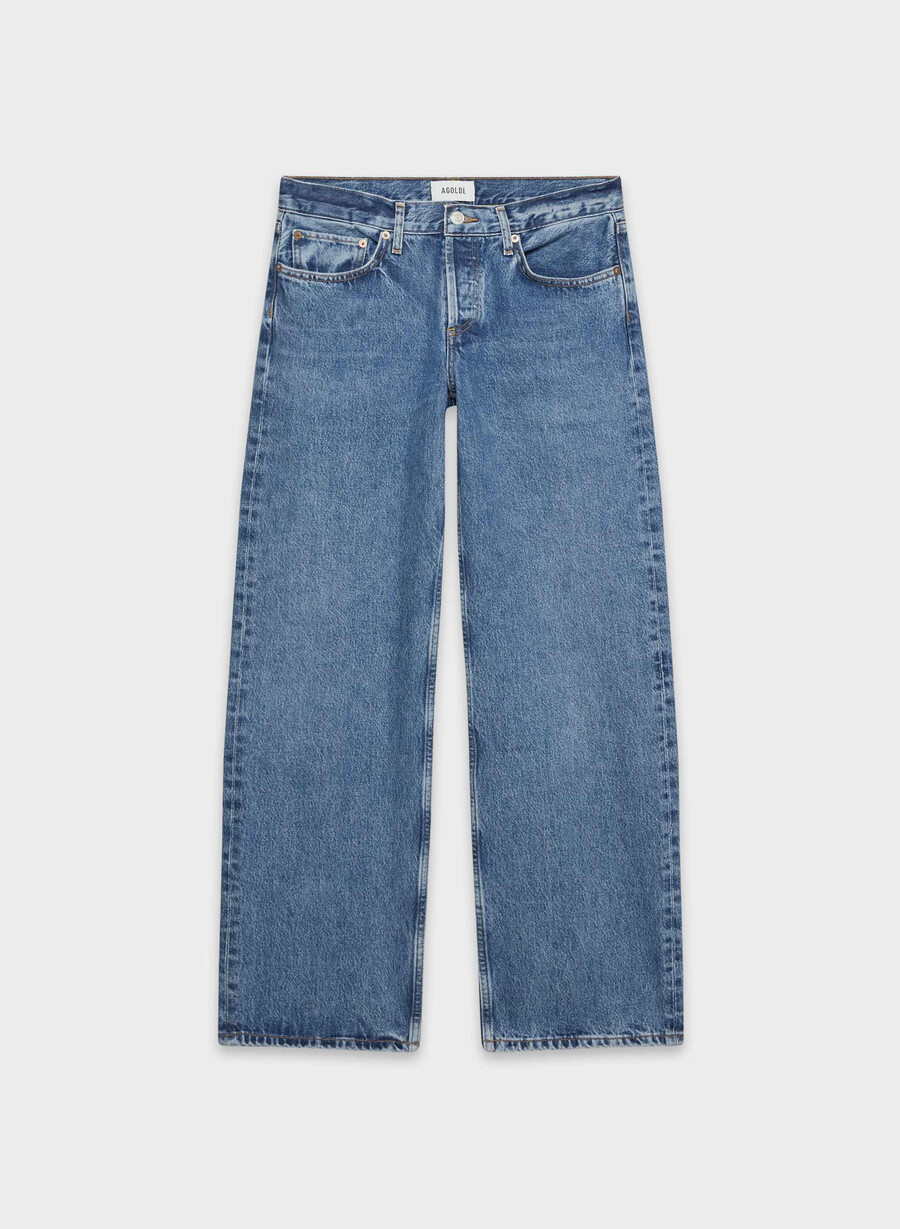 agolde low rise loose jeans charge