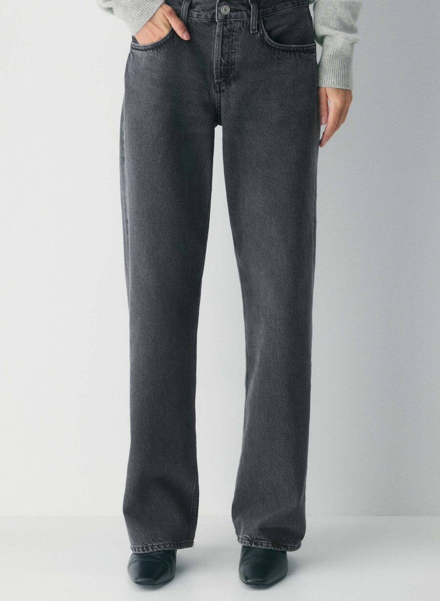 agolde low rise loose jeans symbolisch