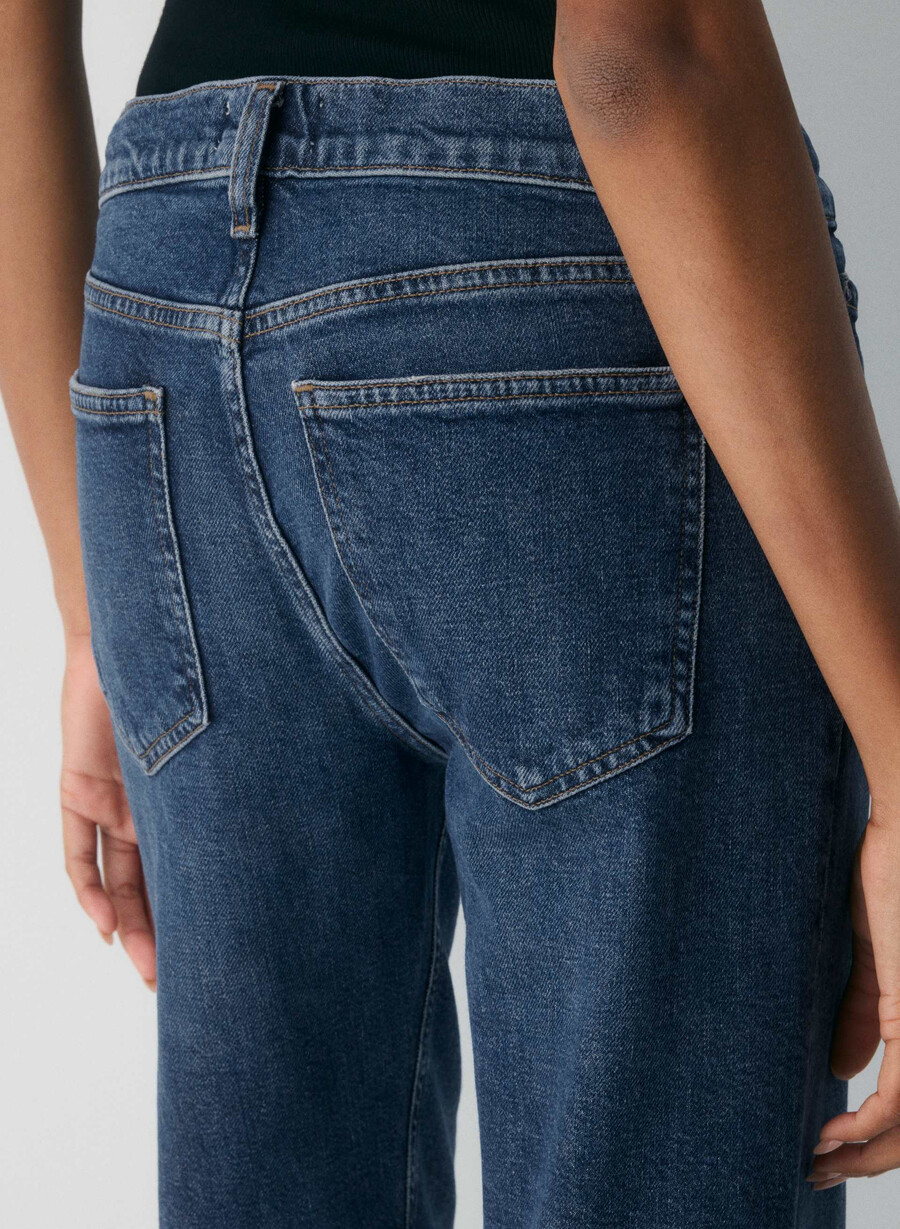agolde low rise slim jeans slick