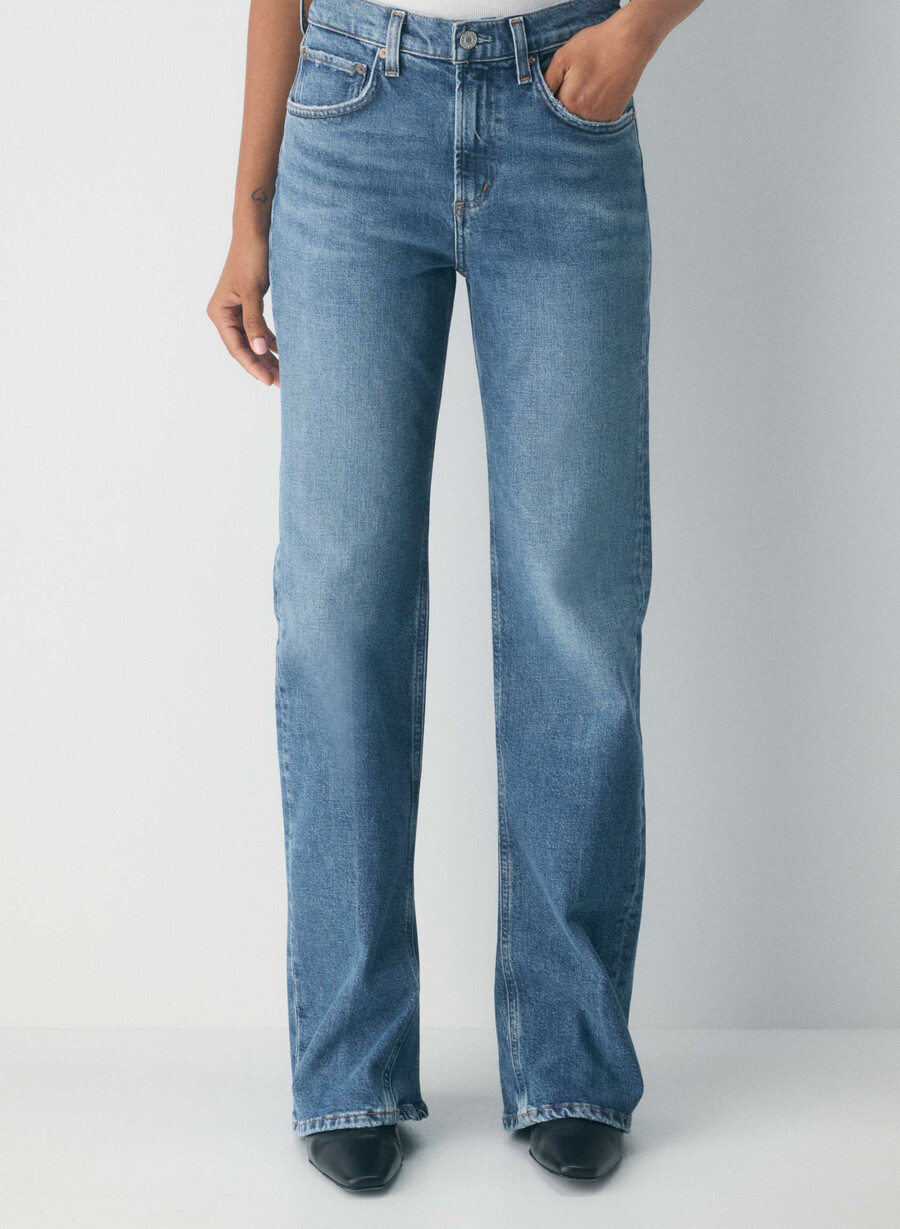 agolde mid rise kick boot jeans curve