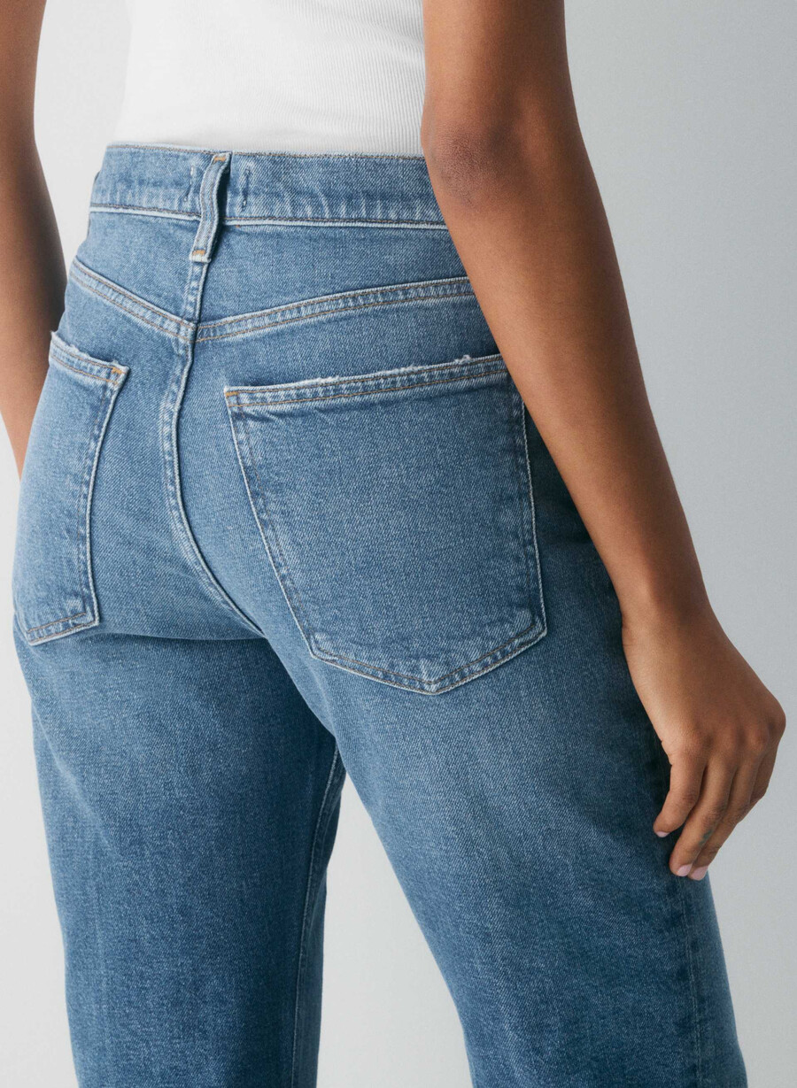 agolde mid rise kick boot jeans curve