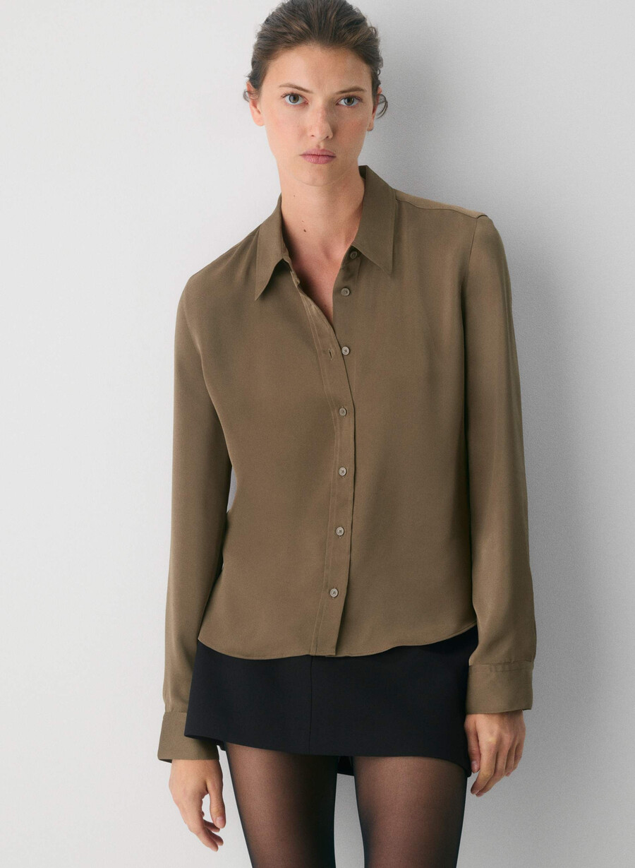 bristol hemd cola taupe
