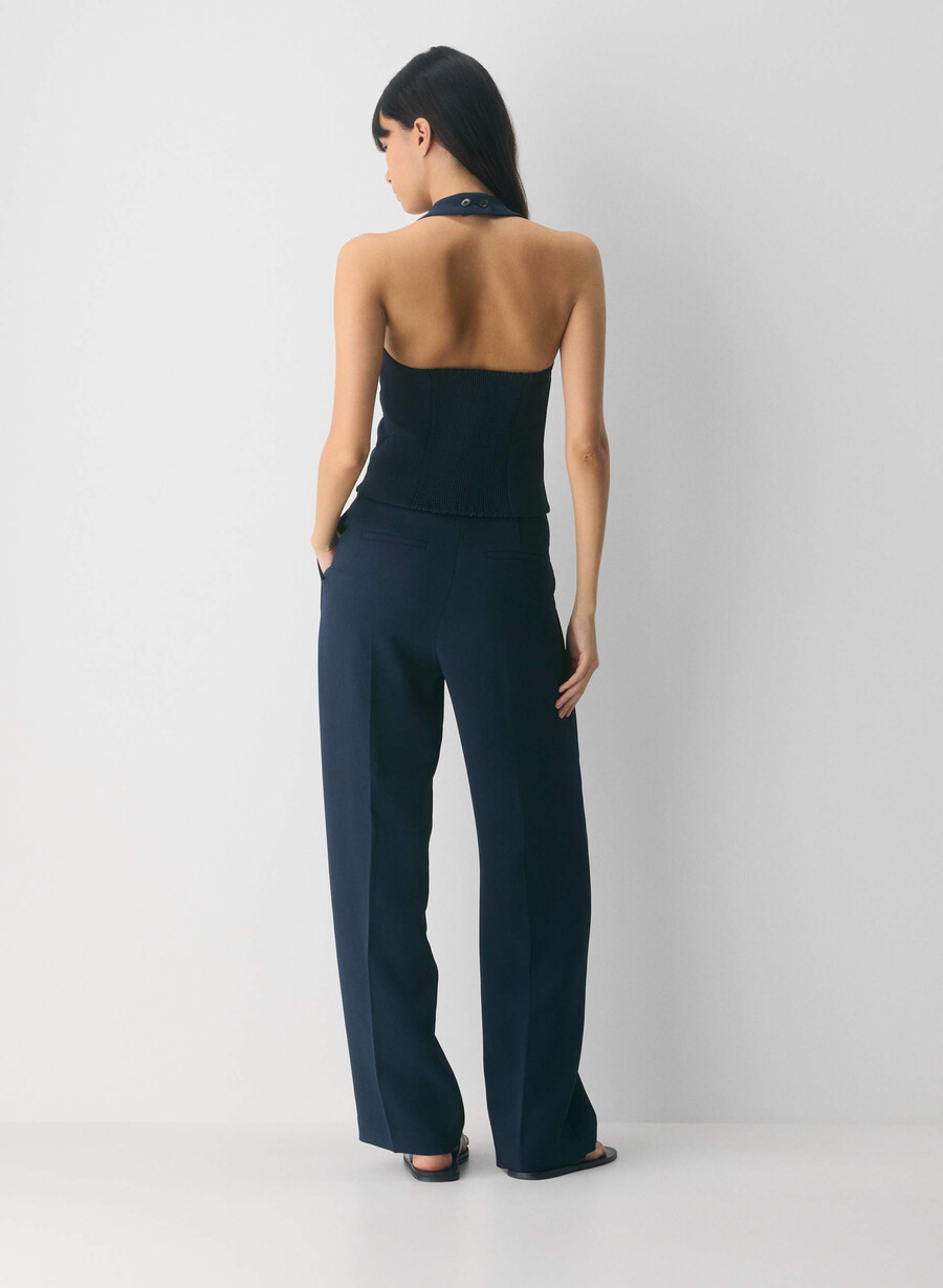 whisper halter top - crepette admiral