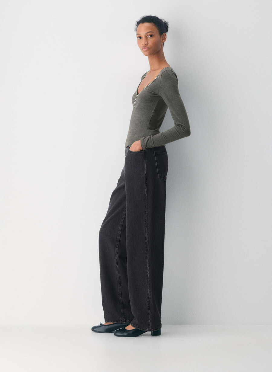 chill lovely langarmshirt heather charcoal