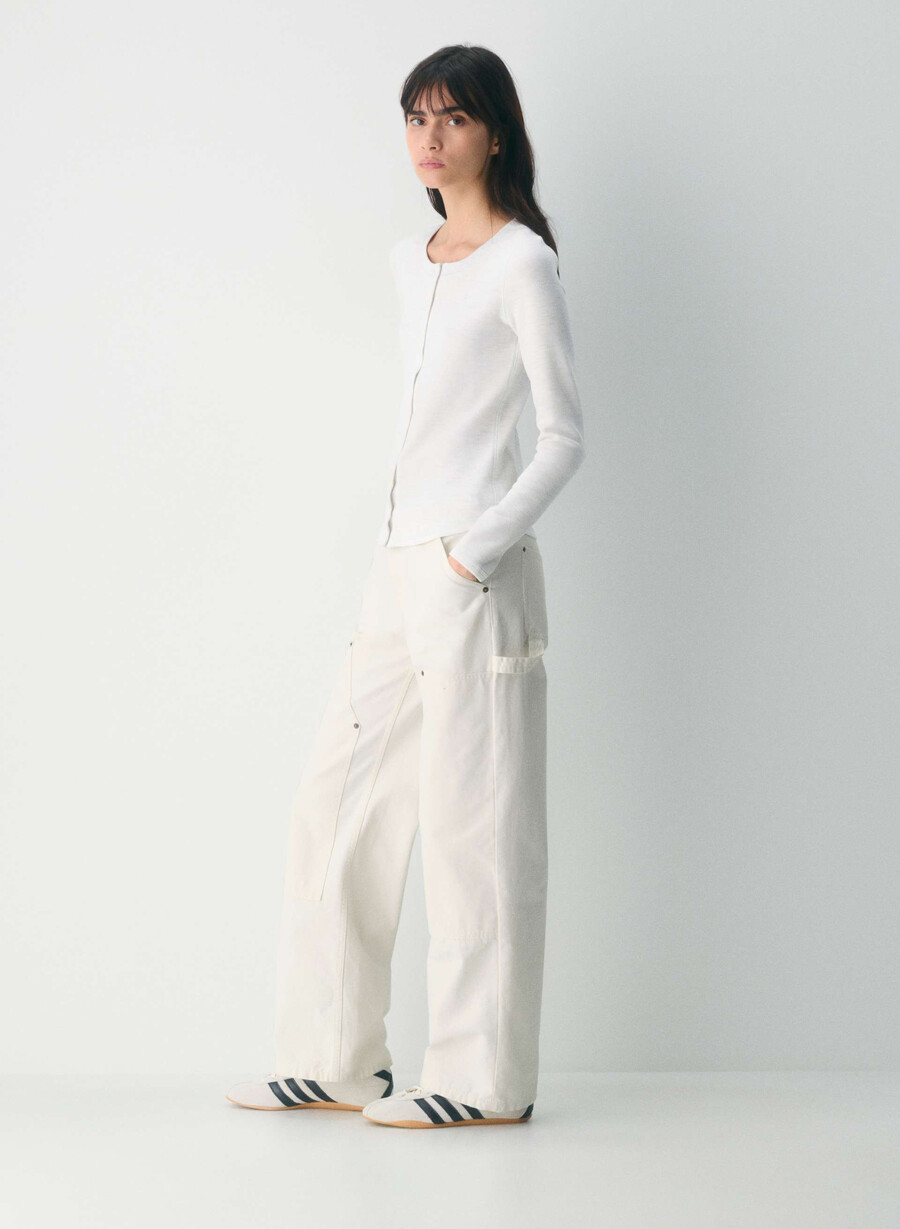 neues wafflex mazzy langarmshirt heather cloud white
