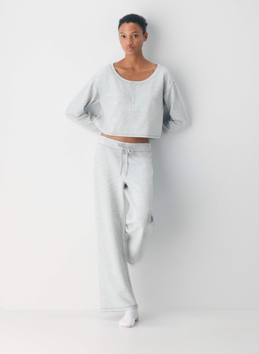 neues wafflex lush langarmshirt heather cloud white