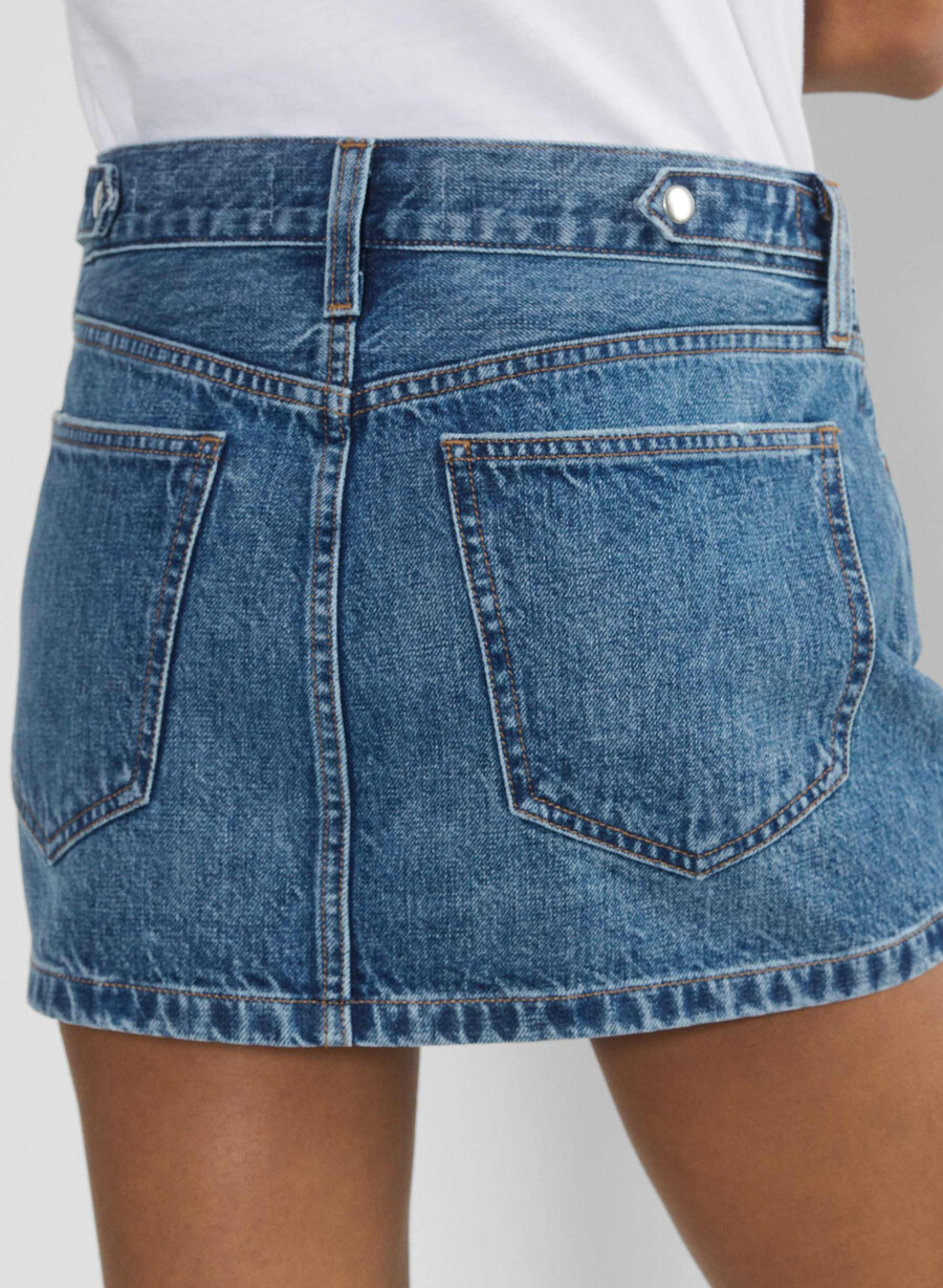 denim forum der vintage-mikro-jeansrock aus den 90ern 5 jahre kiss n tell bl