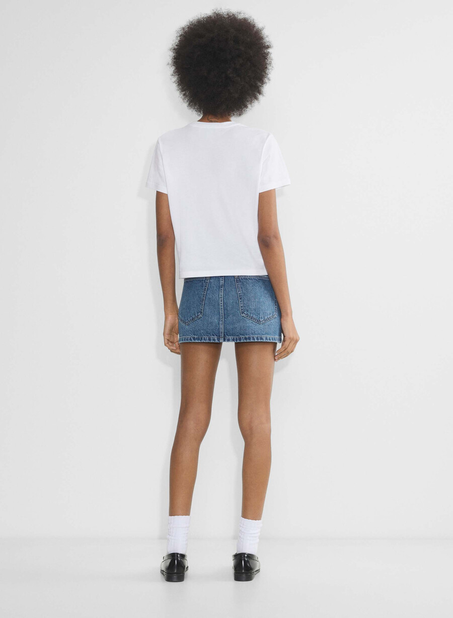 denim forum der vintage-mikro-jeansrock aus den 90ern 5 jahre kiss n tell bl